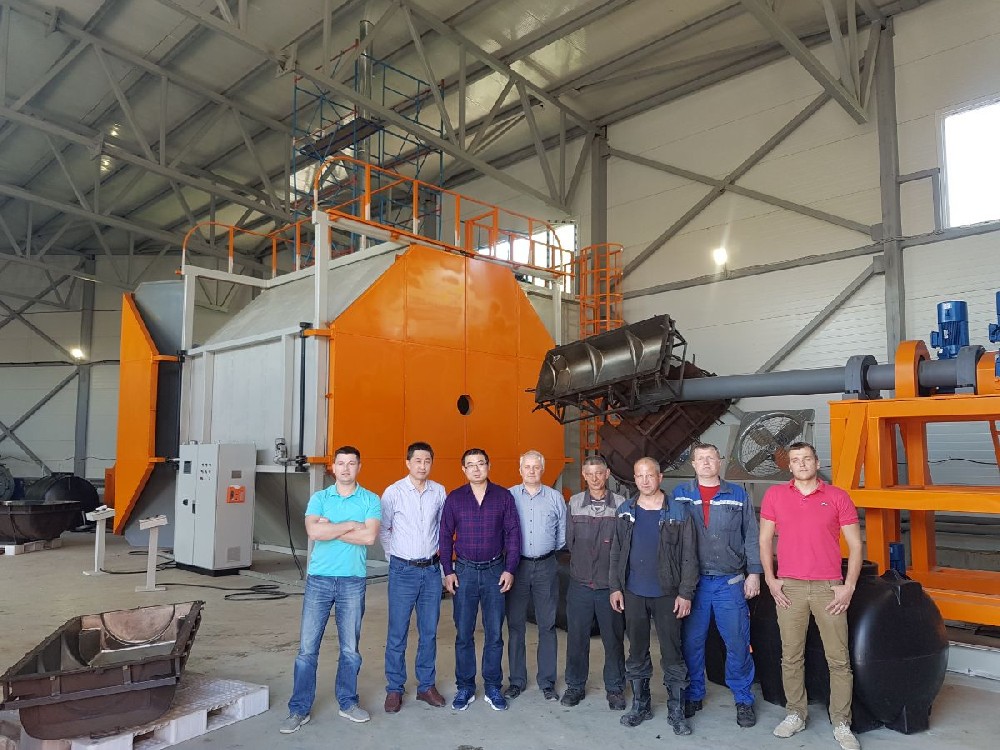 Yantai Fangda Rotational Molidng Co.,Ltd exported machine to new Russia customer again